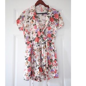 Vintage Floral Romper - Size 6 (EUR 36)
